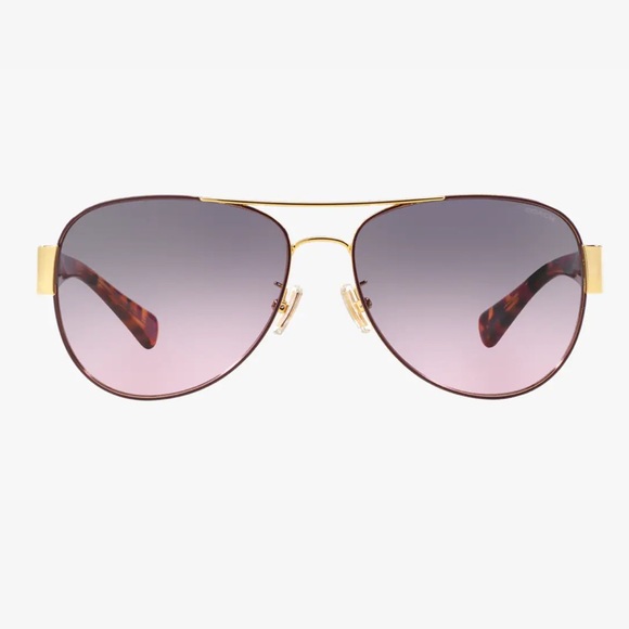 NWT Coach Aviator and Gold/Tortoise Sunglasses - Picture 2 of 6